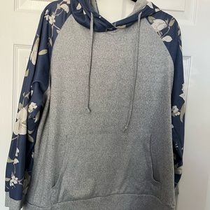 Women’s Floral Hoodie 3XL